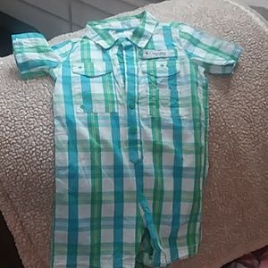 Toddler boys Columbia fishing shirt